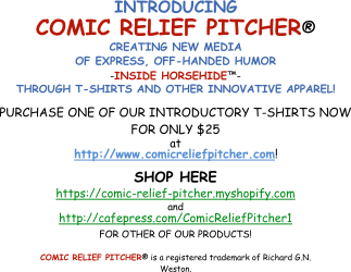 Comic Relief Pitcher Custom Shirts & Apparel